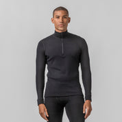 merinoull zip-trøye janus classic extra-warm herre svart